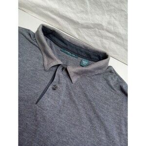 Perry Ellis Mens Large‎ Gray Polo Shirt